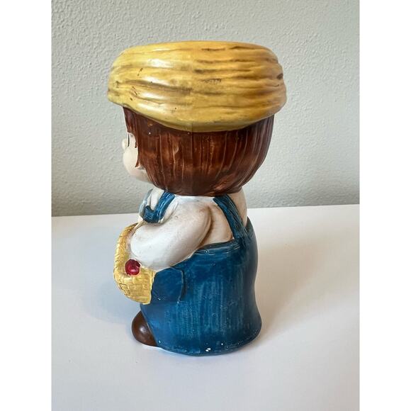 Vintage Ceramic Pig Soap Dispenser and Gardener Planter Pot Made in Japan - Picture 4 of 16